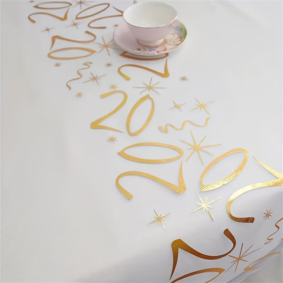 Number Table Runner, 28cm /500/1000cm, Suitable For 20th Birthday Parties, Anniversaries, Party Supplies, For Christmas, New Year, Thanksgiving And Other Special Occasions Table Decoration