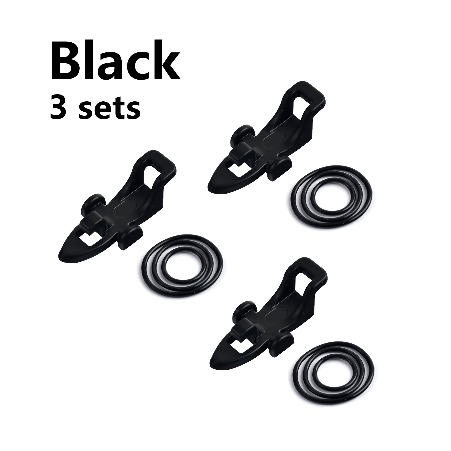 3 Sets Retainer, Bait Accessories, Suitable For Hooks To Fishing Rods - Ideal For Outdoor Fishing.