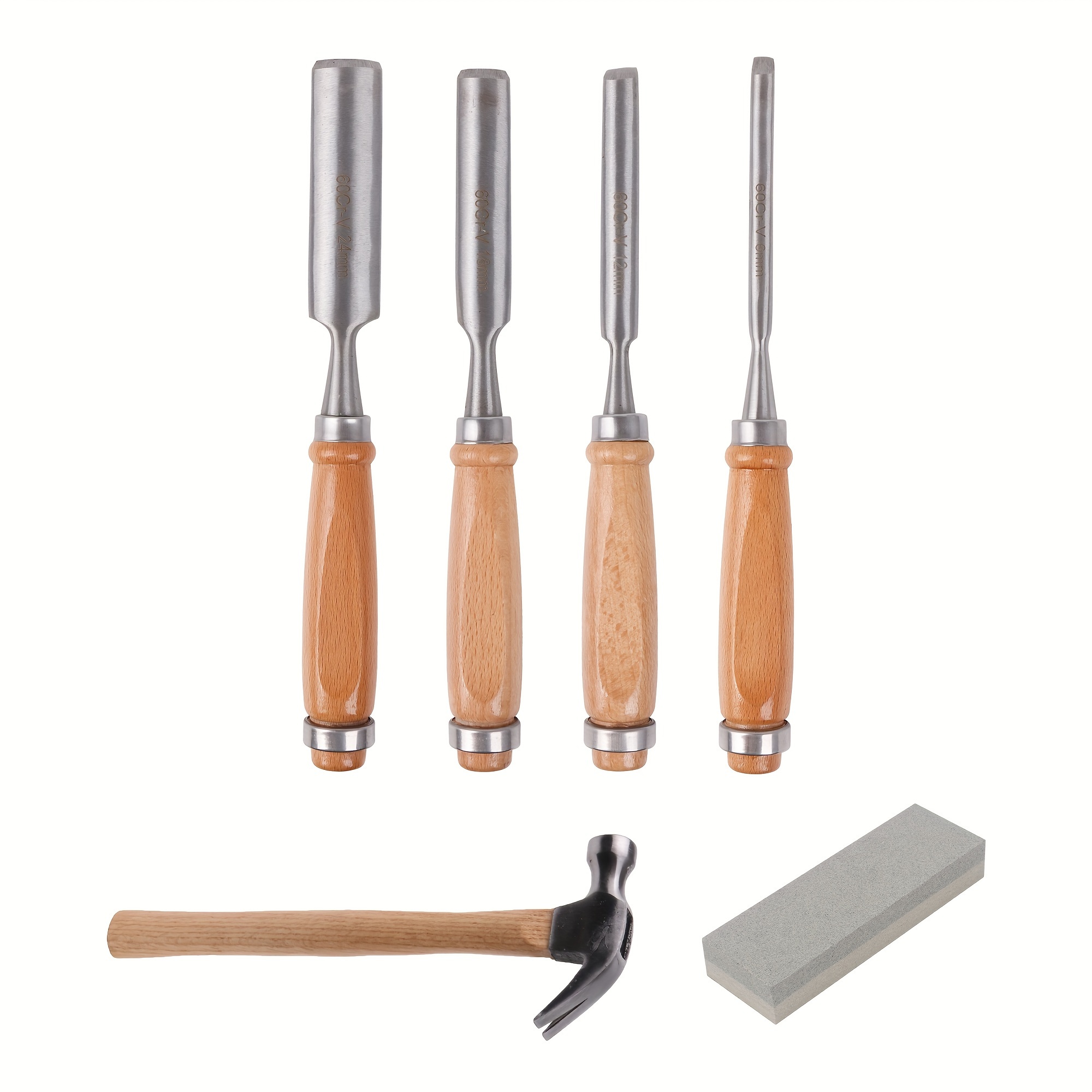 Set scalpelli per legno: diametro 12, 18 e 24 mm - Wood, Tools & Deco