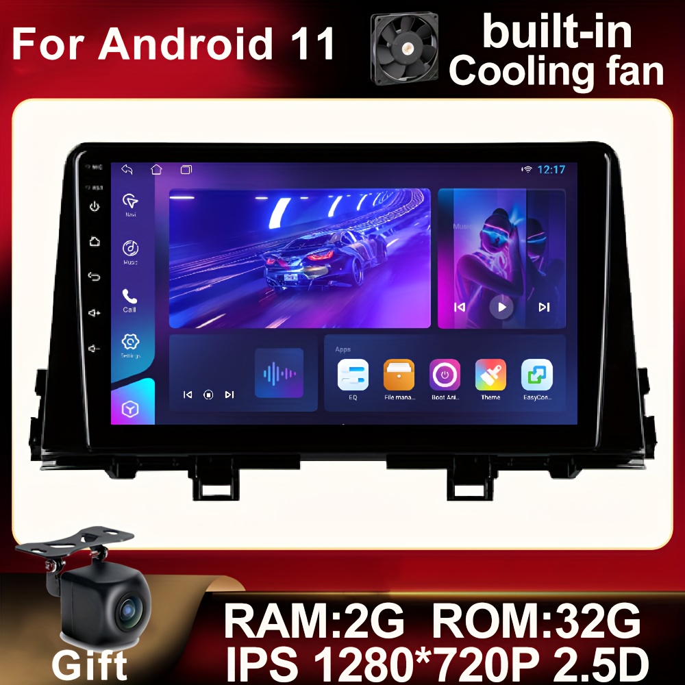 2+ ]1080p Hd 10.1carstereo For Renault S.a Clio 2013 2018 - Temu