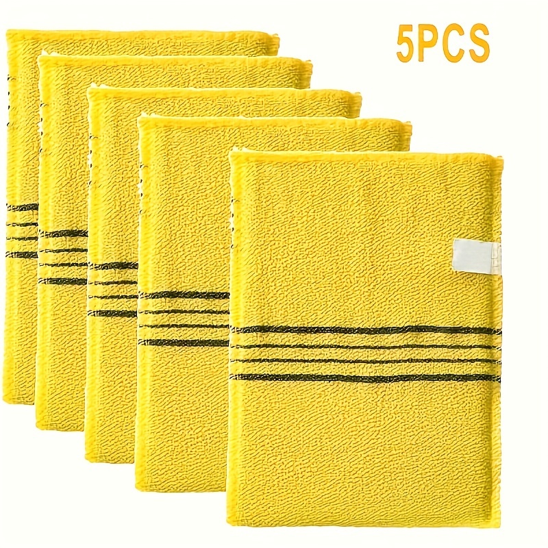 5pcs Set of Unisex Back Scratching Towels for Sauna and Bath