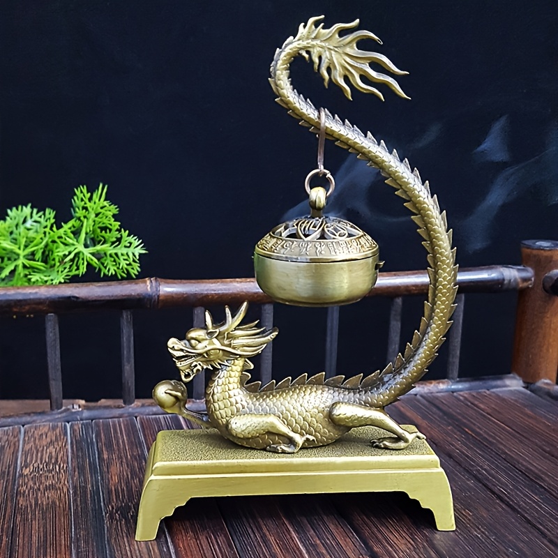 

1pc Dragon , Metal Zen Feng Shui Decor, Ideal For Meditation, Yoga, Spa, Home Decor, Room Accessory, Chamber Ornament, Art Craft, Christmas, Thanksgiving, Father's Day, Day, Graduation Gifts