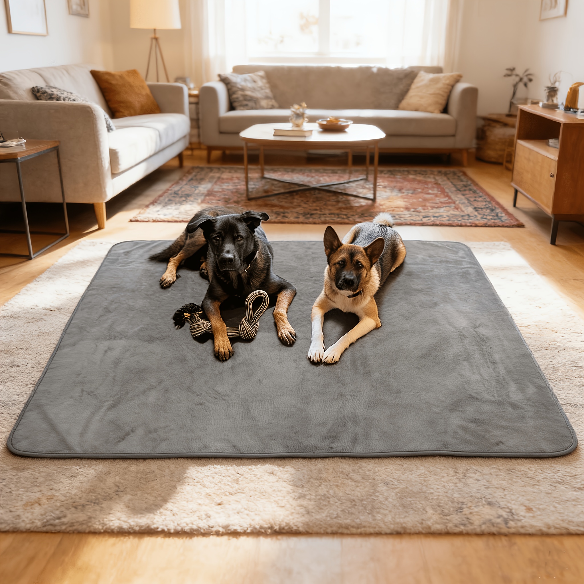 2pcs Puppy Pads Washable Puppy Training Pads, Quick Absorption Pet Hygiene Pads, Reusable Training Pads For Puppies, Old Dogs, Or Incontinence Dogs