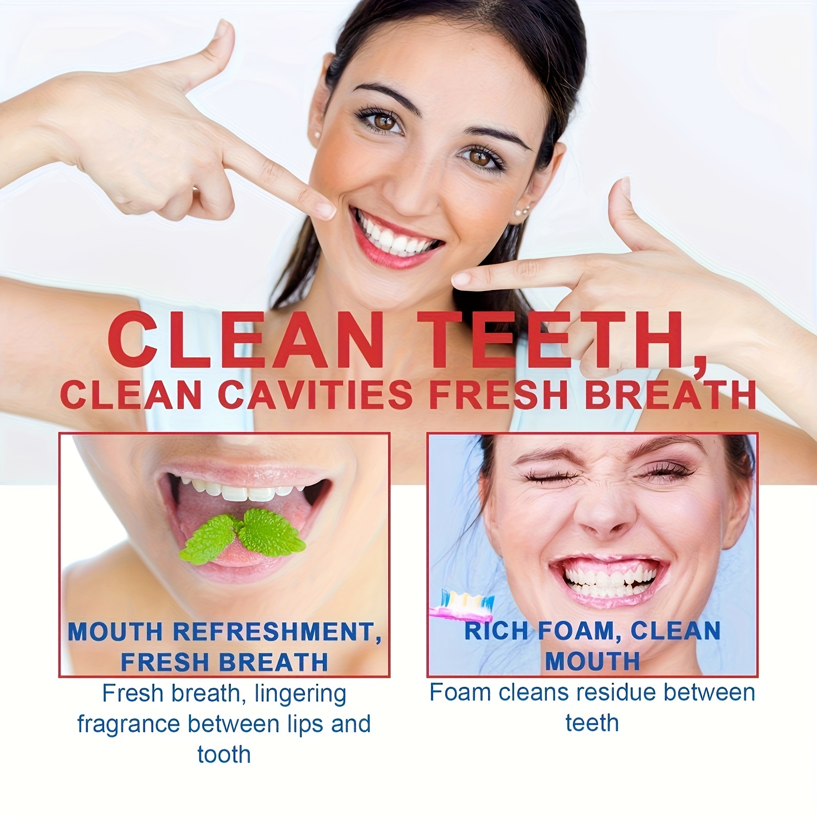 3pcs probiotic whitening toothpaste deep   breath   care for   smile details 4