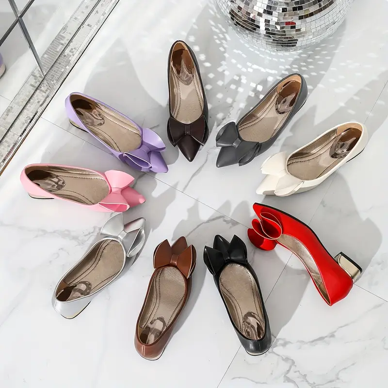 comfortable low heel dress shoes for wedding EBYNUE Women's Pumps 2.5 inch Pointed Closed Toe Slingback Kitten Heels Party Black standard size Most Comfortable Low Heel Dress