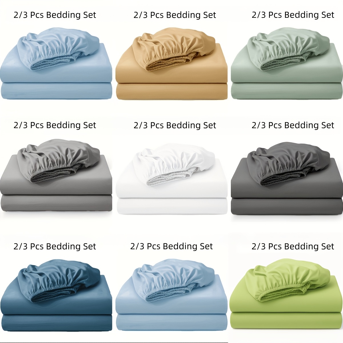 2 3pcs fitted sheet set 360   coverage soft and   breathable and versatile machine washable suitable for   settings such as bedrooms guest rooms and dormitories ideal for     for teenagers
