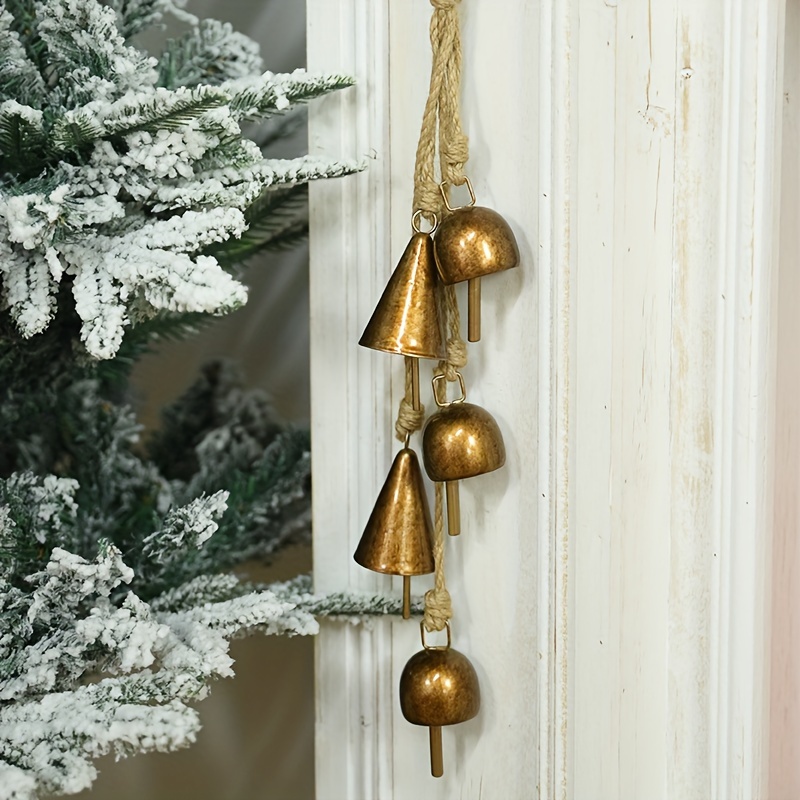 

5 Christmas In 1 Set, Hanging And Removal Christmas , Metal Gold Gold Metal For Christmas Tree, Wreath, , Decor