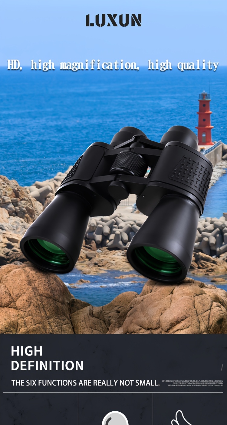 10x50 hd high magnification binoculars adults carrying case Temu