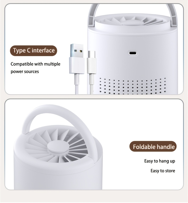 Air Purifier with HEPA Filter, Removes Smoke, Pollen, and Pet Hair, Eliminates Odors, Low Energy Consumption, Suitable for Bedrooms and Offices
