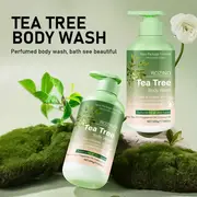 body wash 500g almond oil infused moisturizing shower gel for suitable for types hydration soothing details 4