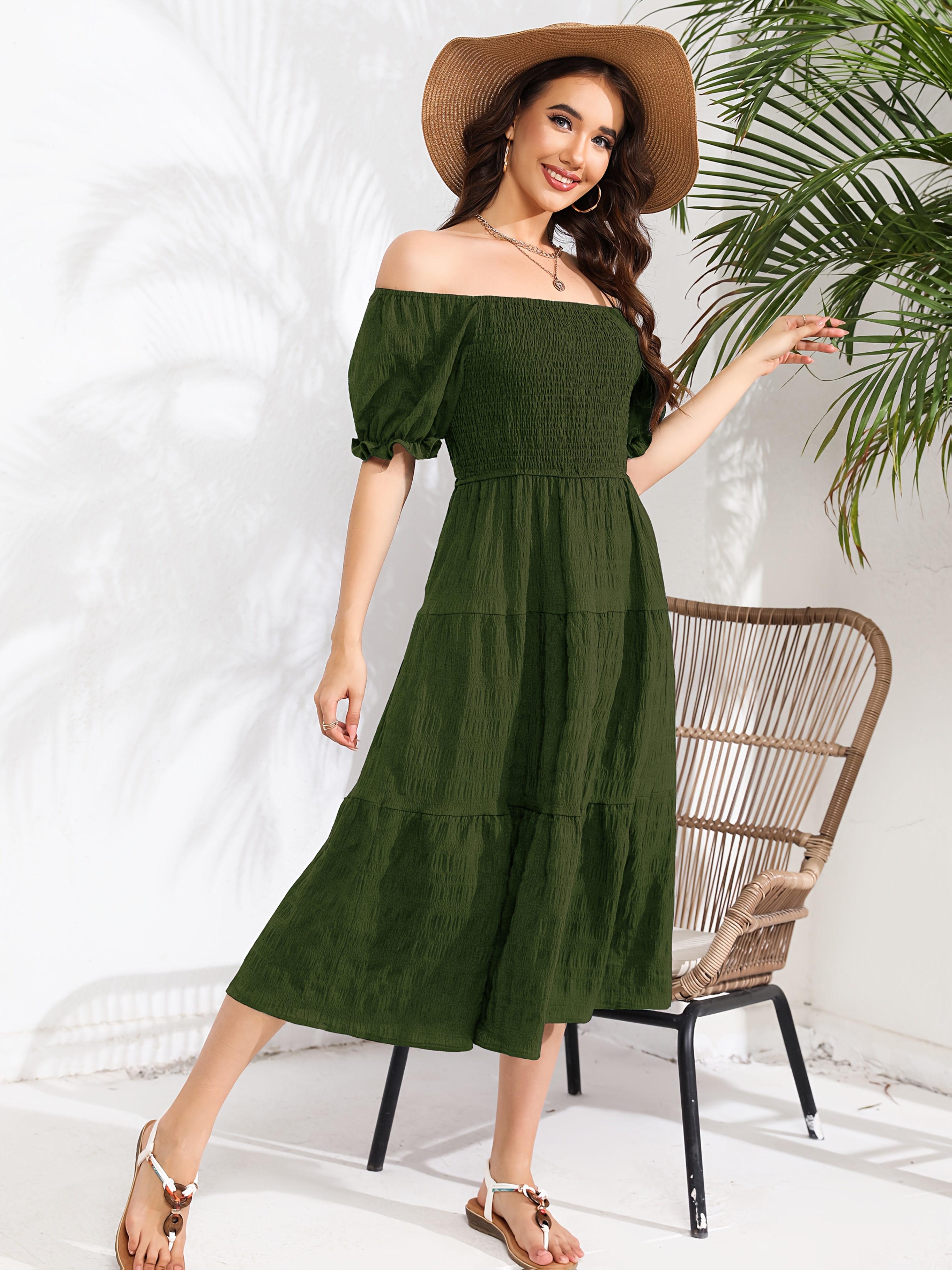 green emerald velvet dress Shaperin Slit Tummy Control Shapewear Slip Dress main image 1
