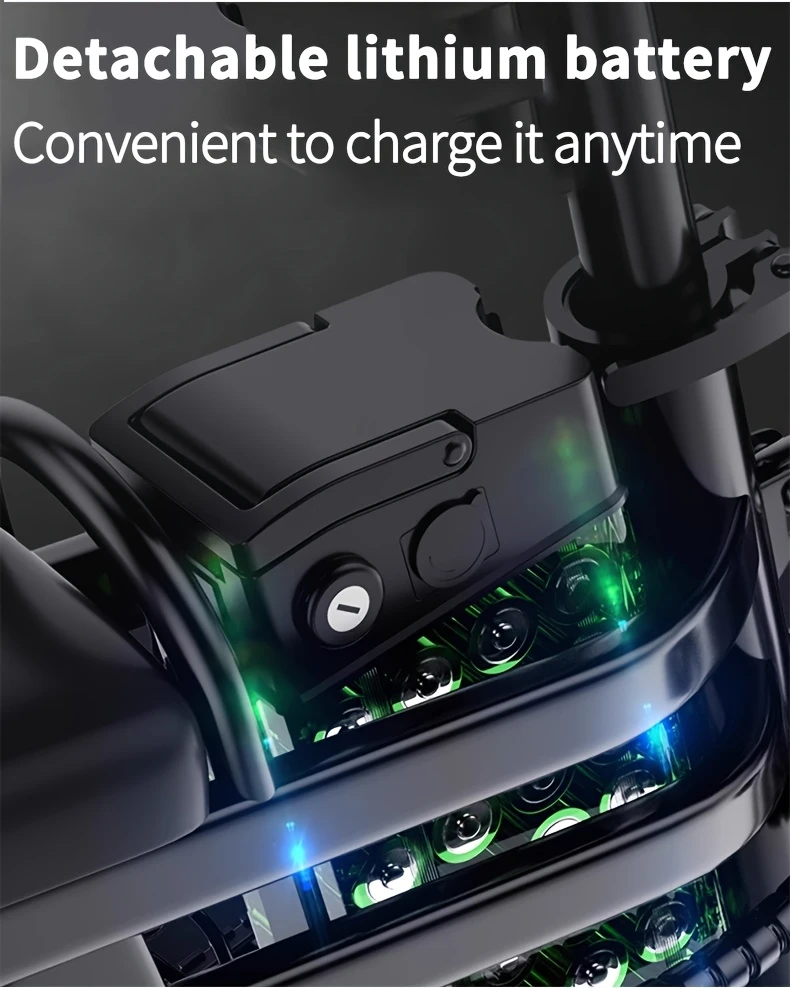 14" Folding Electric Bicycle - 19MPH, 330lb Capacity – detail 7