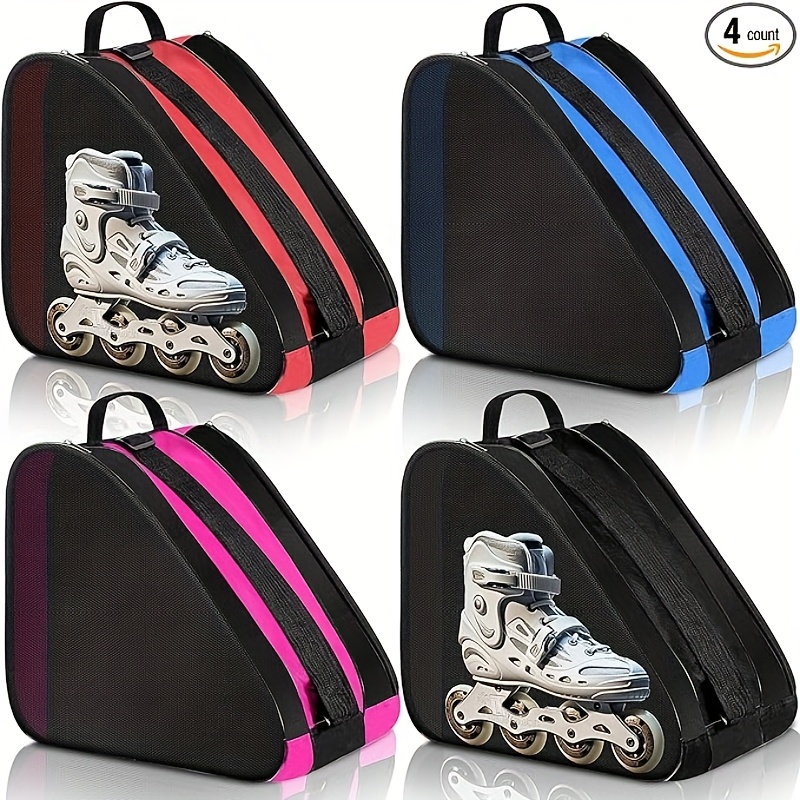 Adertos Roller Skate Bag Unisex Ice Skate Bag Bauer Ice Skates Bag ADERTOS Roller Skate Bag, Unisex Ice Skate Bag Oxford Cloth Roller Skate And Helmet Bag Roller Skates Adult
