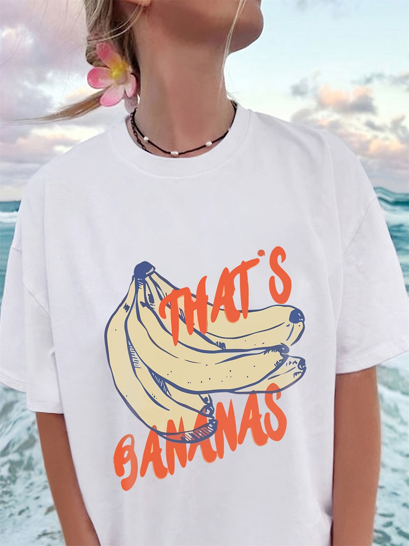 banana shirt sold on Temu United States