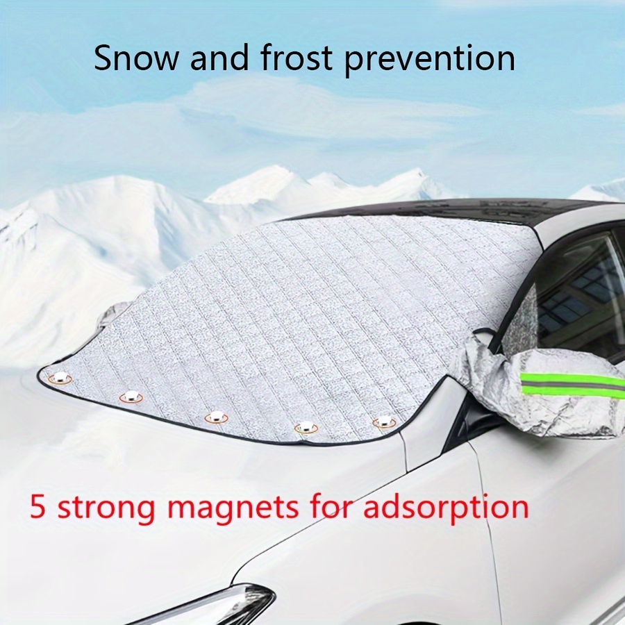

Car Cover With Uv Protection, Waterproof & Snow-resistant Design - Magnetic Closure For