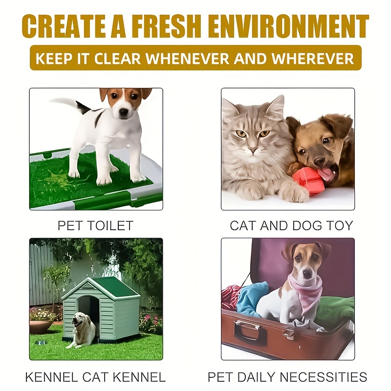 "nontoxic" Pet Odor Eliminator Spray, 3.38oz Gentle Plantbased