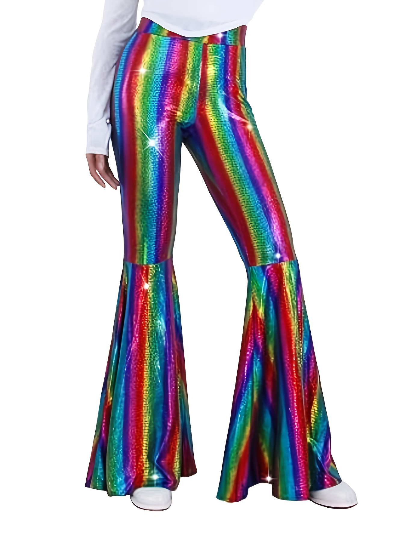 flare pantalones acampanados de los 80