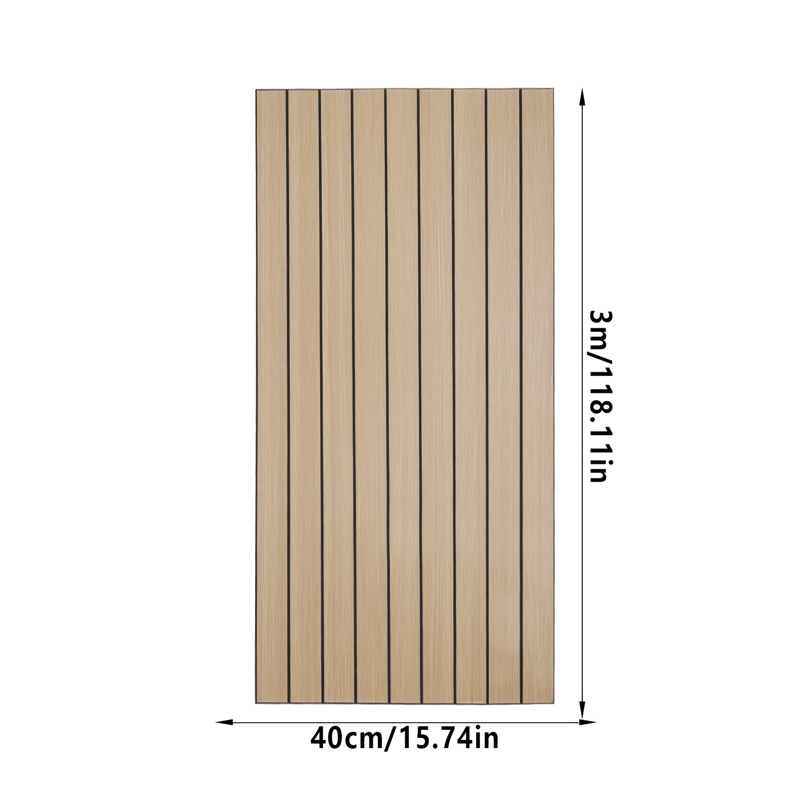 Thickened Grid Wall Stickers For Decorating The Living Room Tv Background Wall, Featuring Wood Grain Embossed Wallpaper Self-adhesive For Beautifying Wall Surfaces.