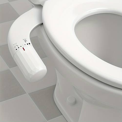 non electric dual nozzle bidet for toilet seat rear feminine wash adjustable water pressure brass adapter metal hose and multi region connectors adapter for europe north america uk australia asia