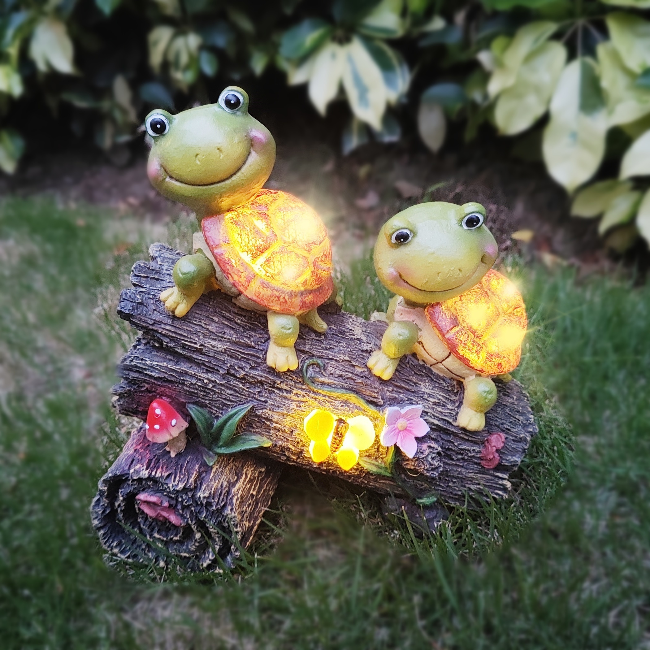 

Solar-powered Decor With Led Light, Light Up Turtle For Patio Porch, Art Ideas For Gardeners, Family Gifts