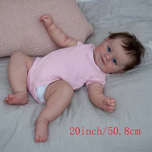 dayoffkids dolls 20 inch realistic baby doll with cloth body lifelike baby dolls the best birthday christmass gift for doll