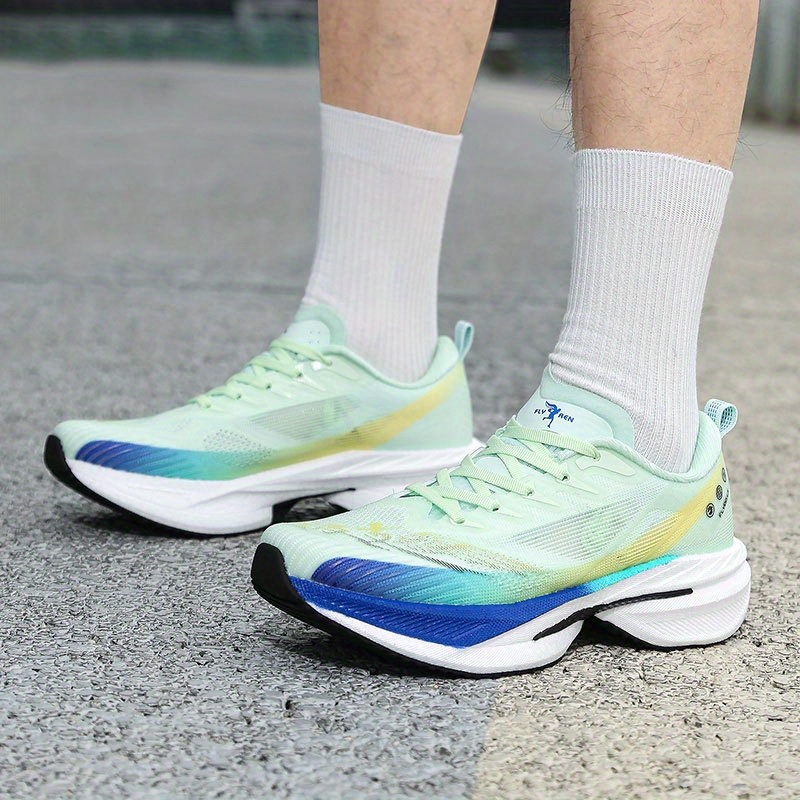 Tenis deportivos para hombre nuevos, suela MD liviana, malla transpirable tejida, para correr en carretera, viajes al aire libre, entrenamiento casual y competencia - Imagen 14