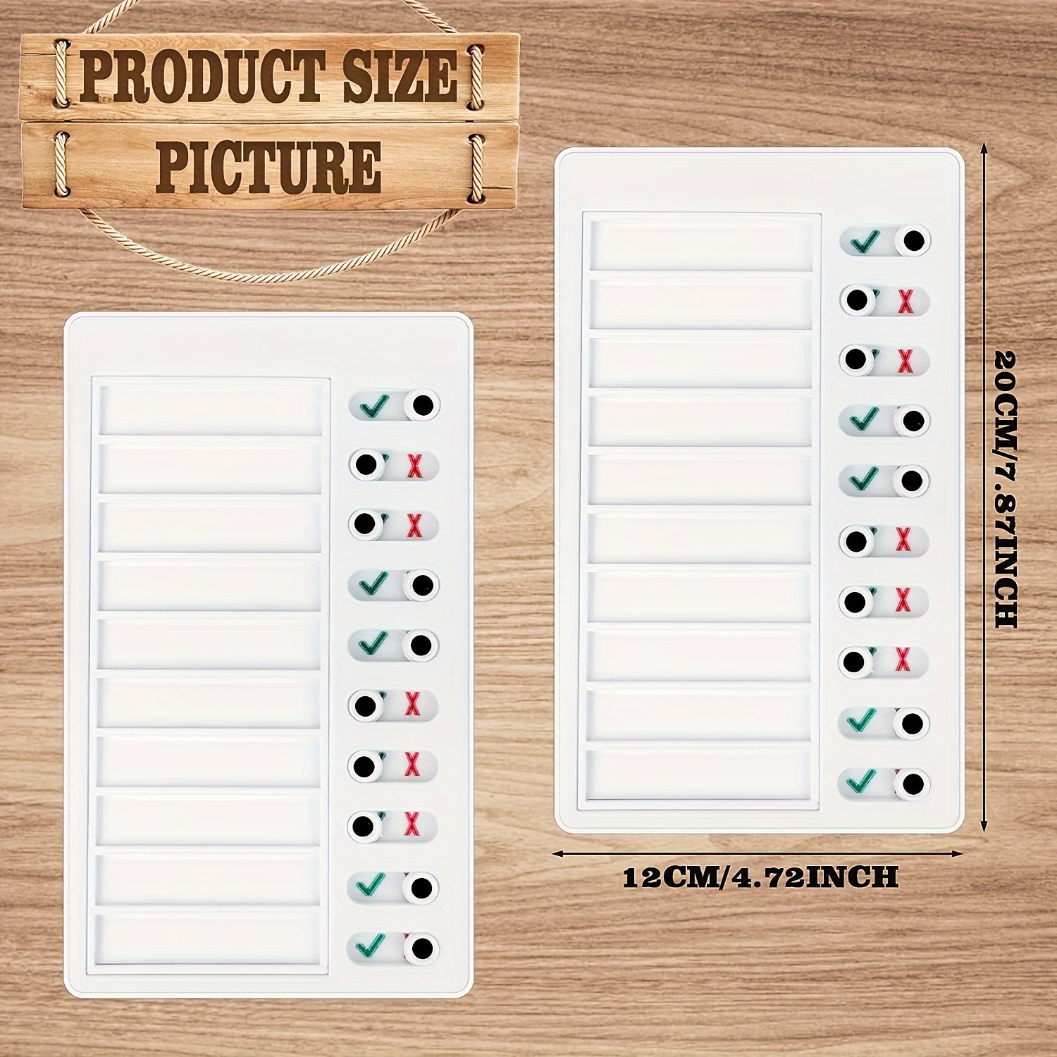 To Do List Planner Riutilizzabile - Tabella Faccende Per Bambini E Adulti Con Pennarello - Foto 7