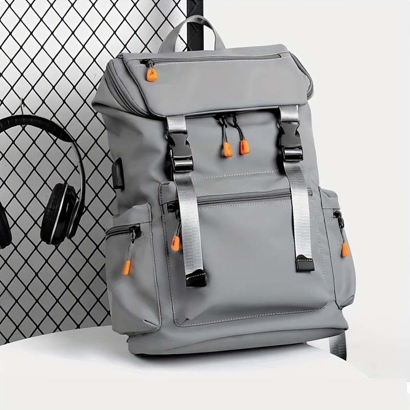 Backpack, Men's Business, Large Capacity, High-end Computer Backpack, Versatile Backpack for Middle and High School Students, Backpack