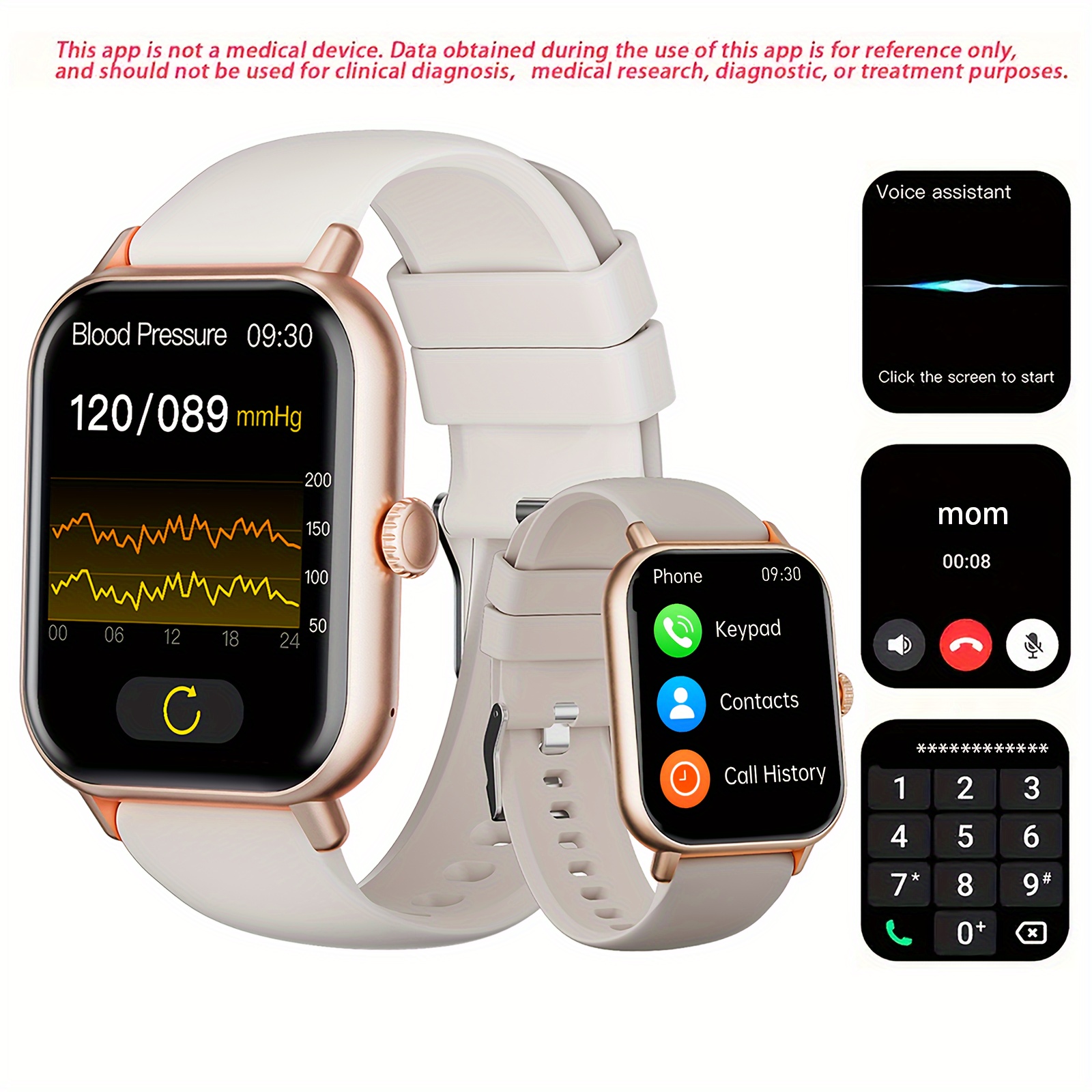 elegant smart watch women android iphone compatible Temu