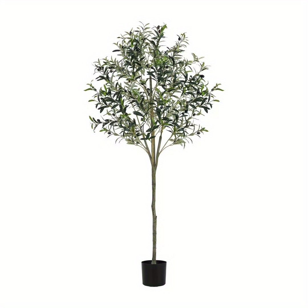 Artificial Olive Tree, Large Artificial Plant In Pot, Artificial Plants, Home Decoration, For Living Room, Bedroom, Office, Garden, Modern Decoration, Housewarming Gift, Christmas Decorations