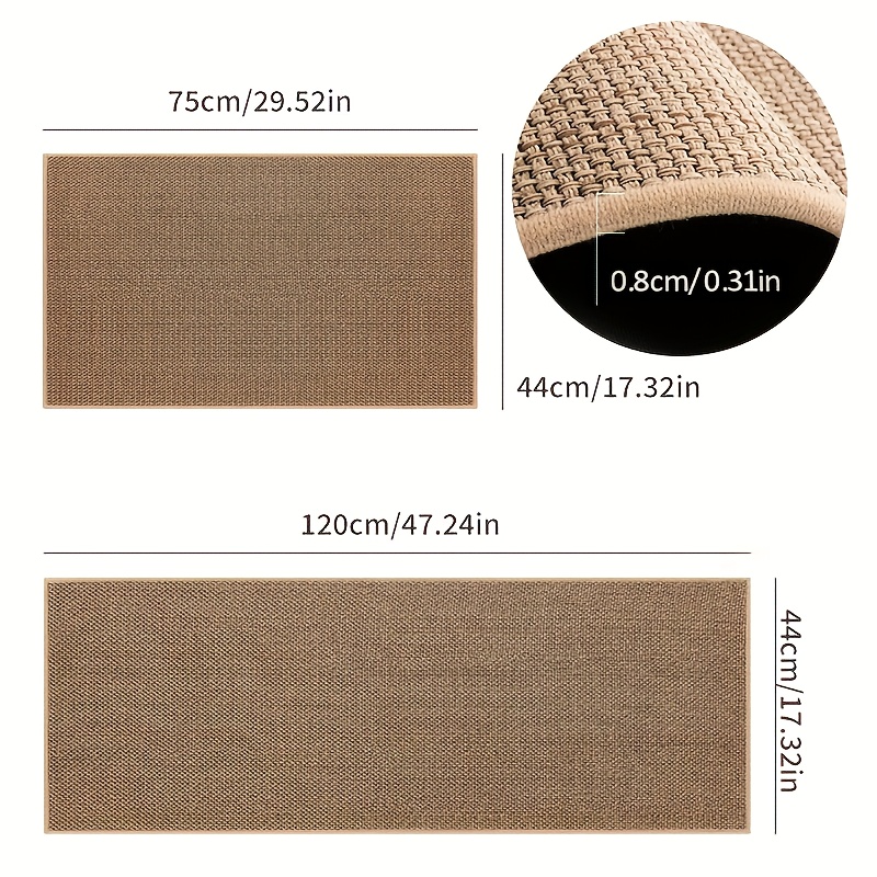 Set Di 2 Tappetini Da Cucina In Gomma  Girasole, 40 X 120 Cm + 40 X 60 Cm Assorbenti Di Acqua E Olio Zerbini Da Cucina Zerbini Da Soggiorno 85565096