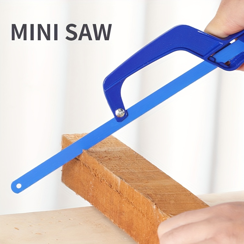 Metal Mini Demir Testeresi Çerçevesi - Ahşap Ve Metal İçin Bi-Metal 25.4cm Demir Testeresi Bıçağı İçerir
