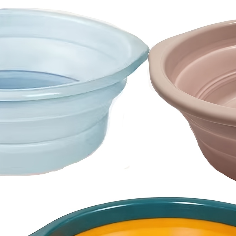 Image of Collapsible Dog Bowls For Travel, 2-pack Random Color Dog Portable Water Bowl For Dogs Cats Pets Foldable Feeding Watering Dish For Traveling Camping