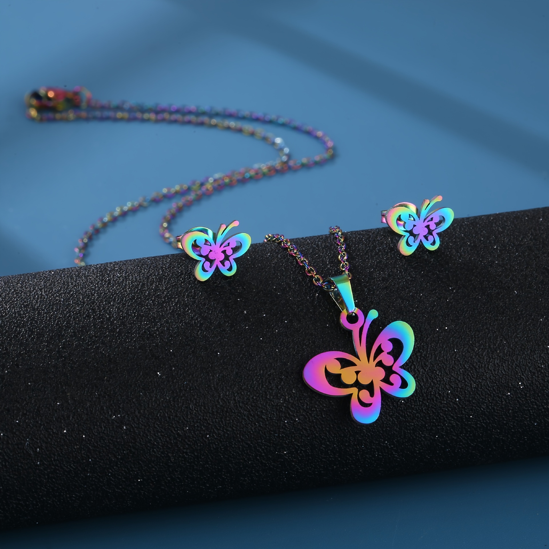 

- Steel Jewelry Set For Women - Pendant Necklace & , For Or