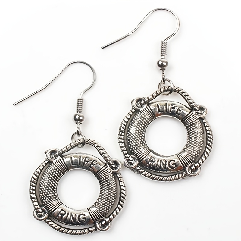 Women's Boho Lifebuoy Dangle Earrings — Perfect Gift