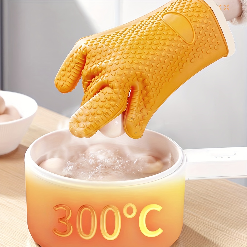 Gants résistants aux hautes températures à 800 degrés, four à micro-ondes,  gants de barbecue de cuisine, gants anti-brûlure et d'isolation thermique