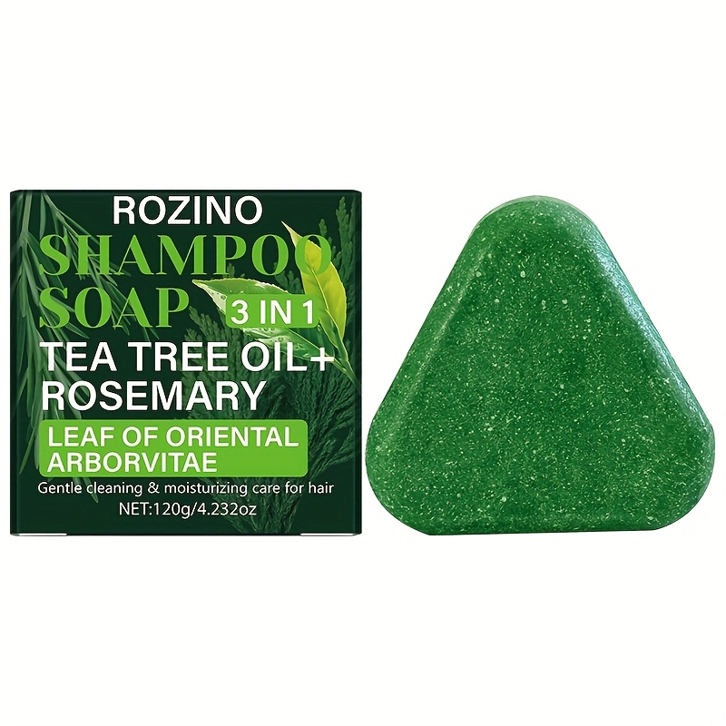 TEMU [ Of And Dyeing Repair] Shampoo Soap-natural Platycladus Leaf, Oil And Rosemary Shampoo Soap - Protects Hair Health, Improves Hair Fragility, And The Plump Effect Is To Eye