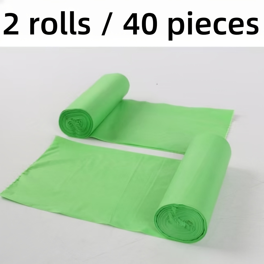 TEMU 2rolls/40pcs, Thickened Large Size Trash Bags 15.14-18.93 L Odorless Thickened Trash Bags | 20% Thicker, Leak-proof, Durable, Suitable For Trash