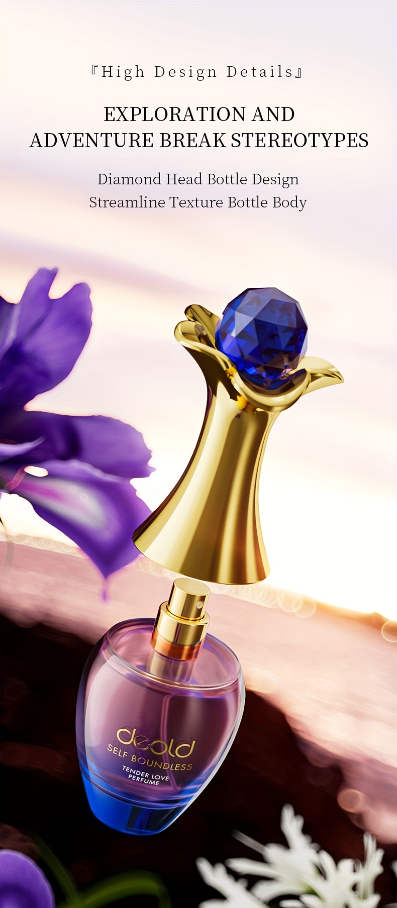 Enchanting 50ml Women's Eau De Parfum – Floral Woody Scent, Long-Lasting Freshness, Ideal for Date Nights & Everyday Elegance, Delightful Gift Choice
