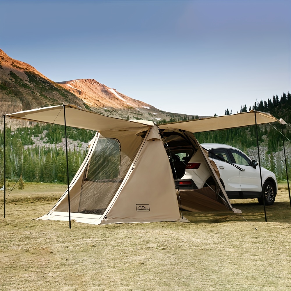 

Kampkeeper Suv Car Tent, Tailgate Shade Awning Tent For Camping, Vehicle Camping Tents Outdoor Travel