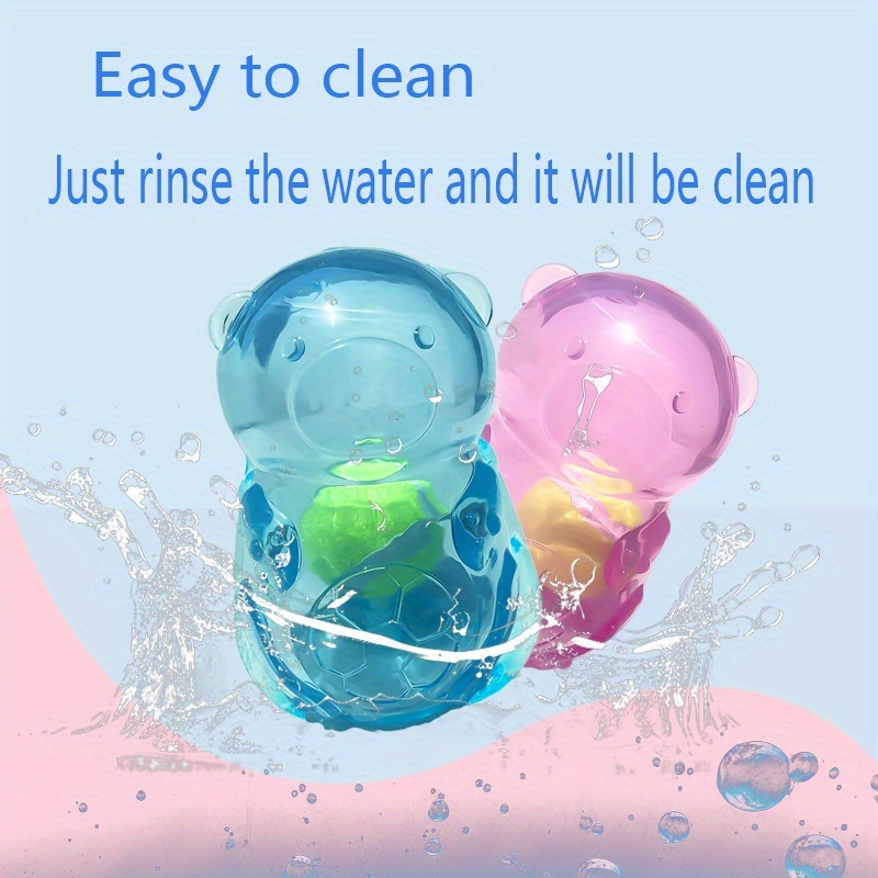 cute bear dog chew toy squeaky interactive tpr chew resistant toy for medium dogs no batteries needed durable puppy teething toy for dental health mental stimulation medium dog toy   toy   material dog toys for   5