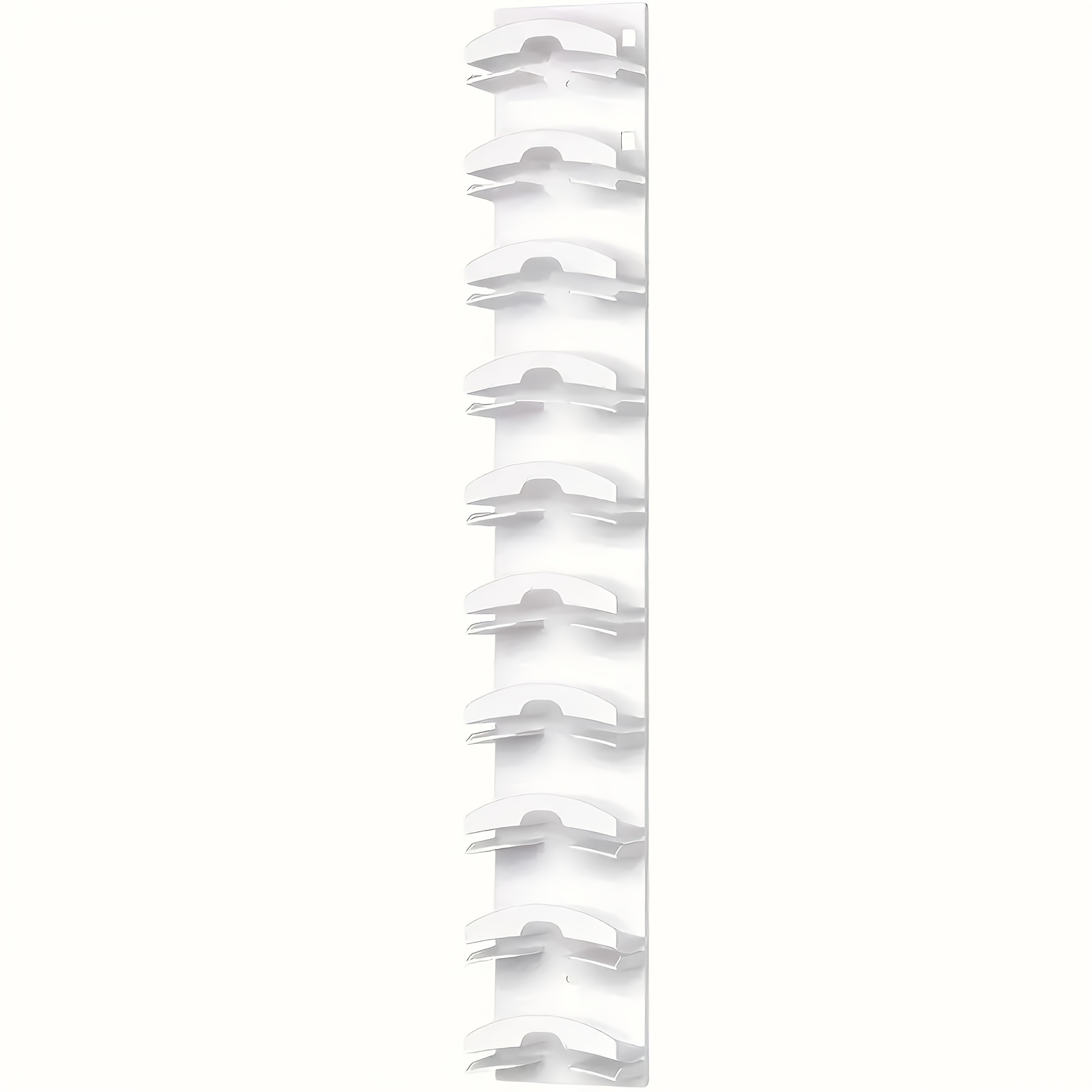 TEMU 1 Wall-mounted Hat Organizer - Durable Plastic, To 10 Hats, With Strong Adhesive Backing, Baseball Cap Storage Rack, Wall-mounted Hat Holder,