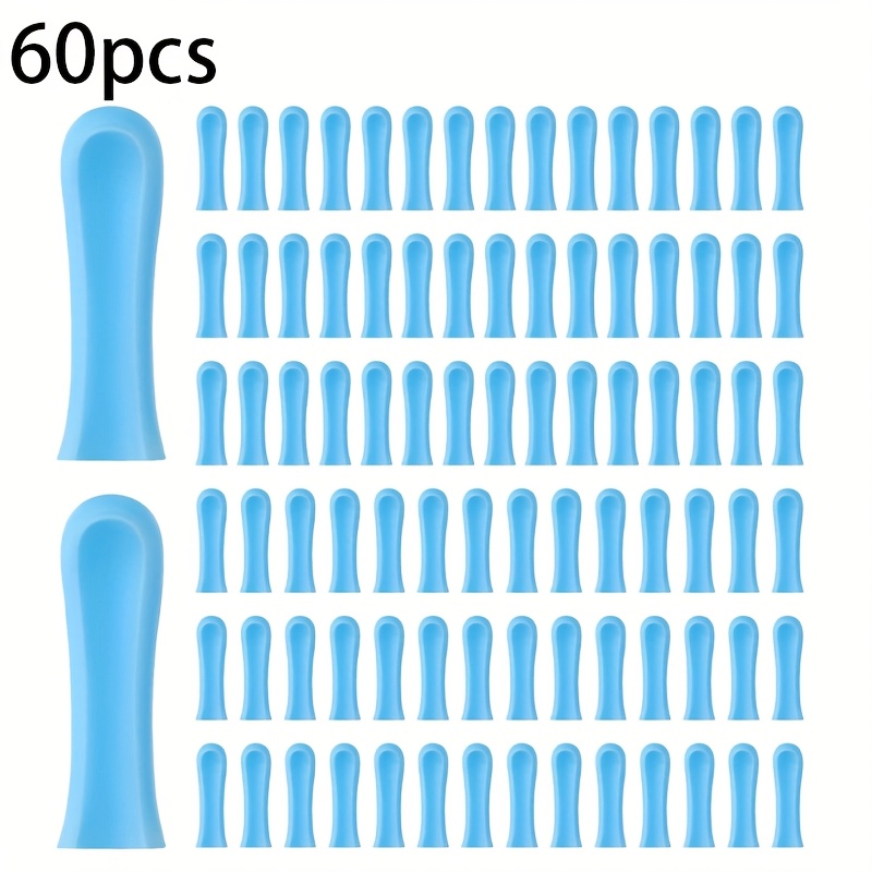 Image of Set Of 60 Replacement Tips For Wax Removal, Suitable For Wet And Dry Cleaning, Including Spoons And Additions For Adults, Designed For Use With An