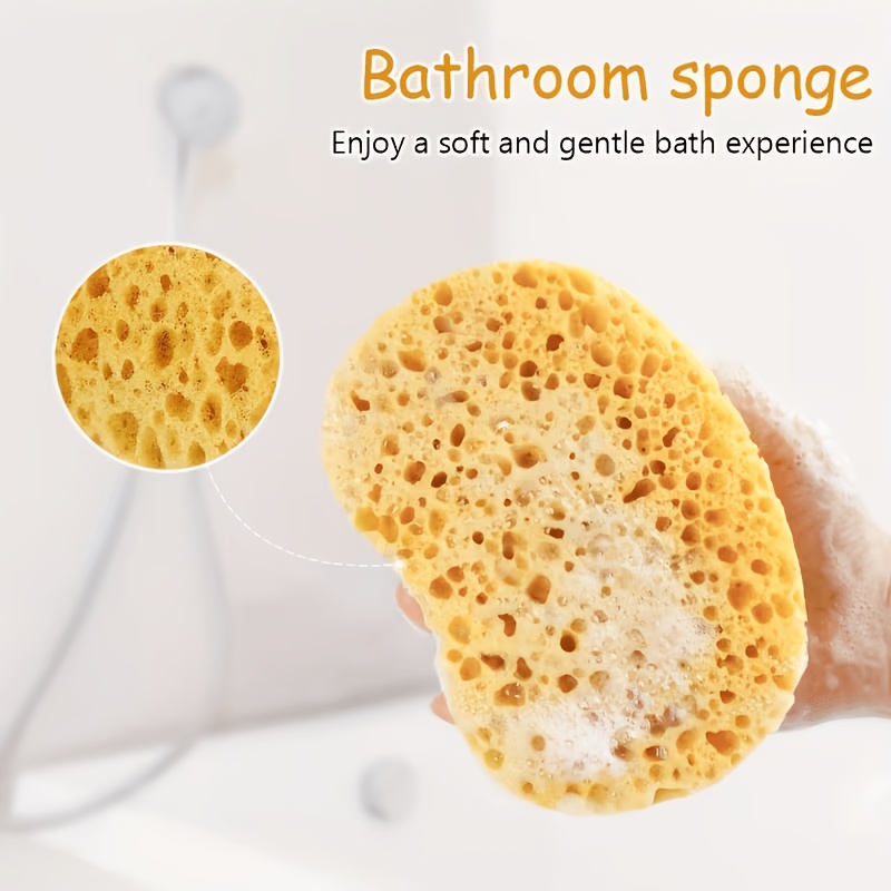 Soft Bath Sponge with Hanging Loop, Daily Cleansing Shower Sponge