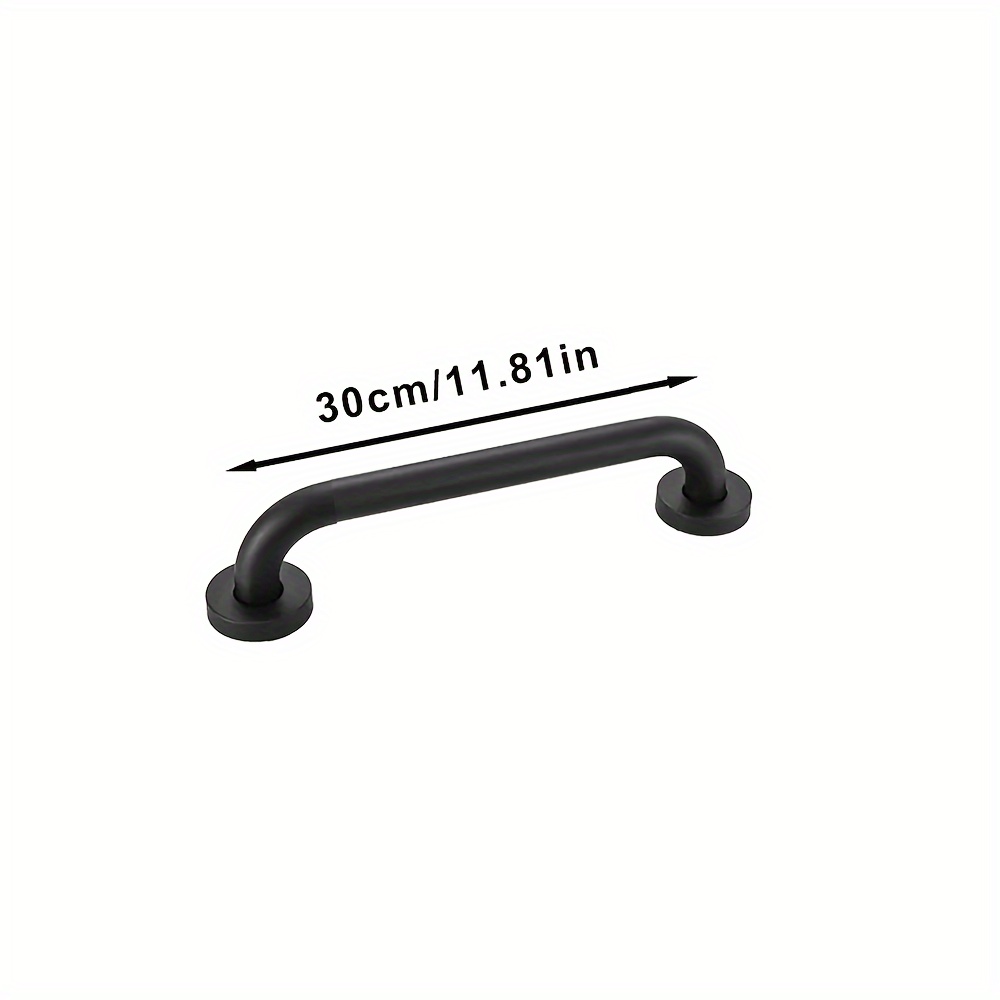 E-shop 1 Set Badezimmer Schwarzer Edelstahl Haltegriff Badewannen Haltegriff Senioren Badezimmer Griff Toilette Behinderte Rutschfester Griff