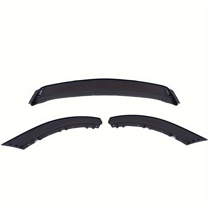 Liugou74 Front Bumper Lip Splitter Chin Spoiler For 2013-2014 Ford Mustang 2-Door - Black ABS