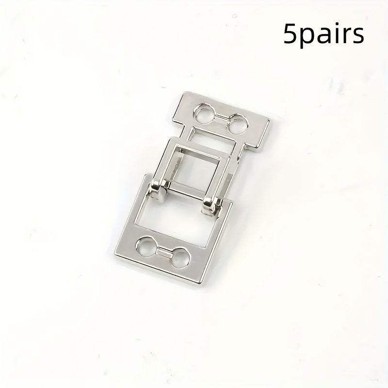 5 Pairs Of Invisible Style Buttons For Metal Underwear, Jacket Collar Hooks, Woolen Fur Coat Anti Slip Buttons, Alloy Buttons