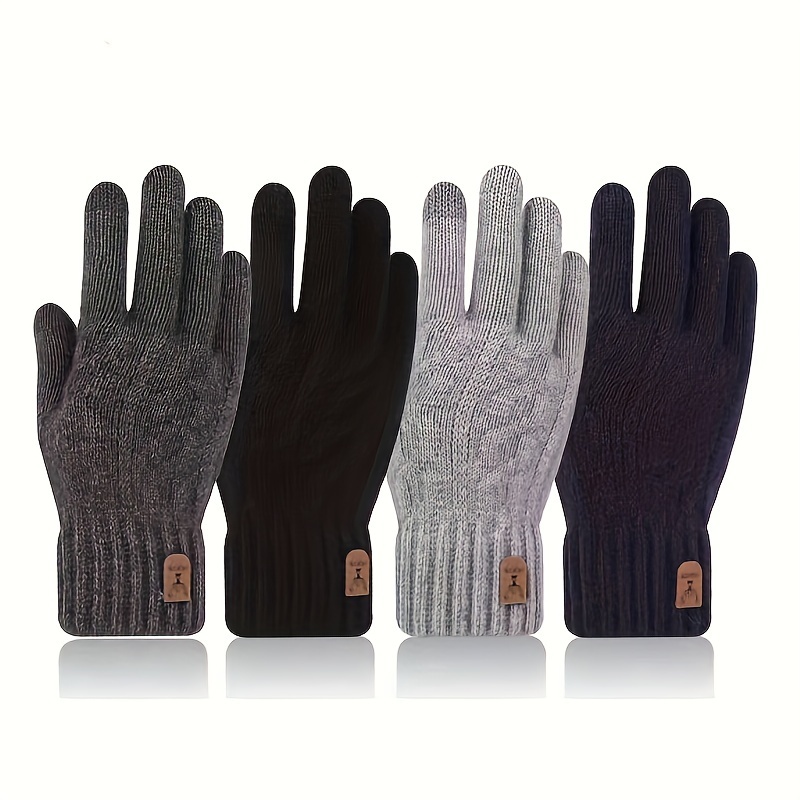 

Touchscreen - Fleece Lined Texting Mittens - 80% , 20% Non-foaming Washable Accessories