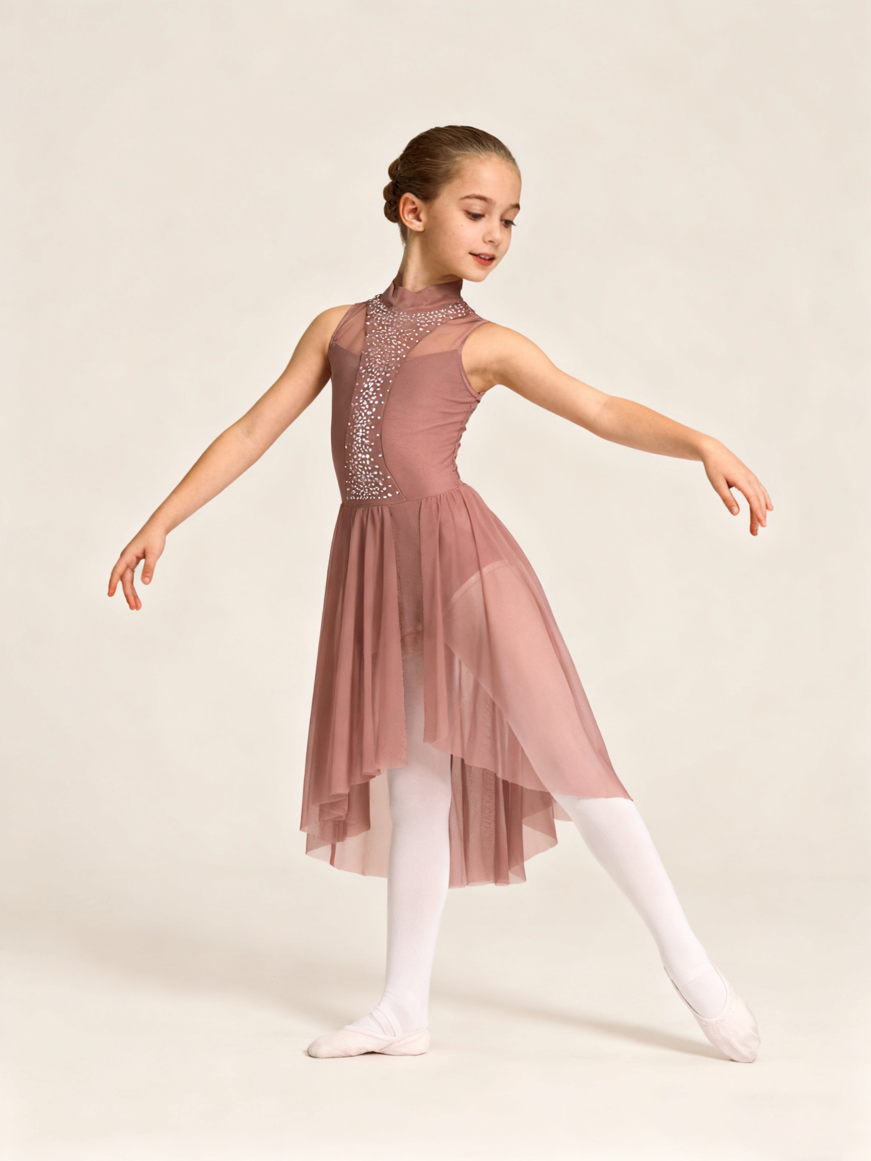 princess polly baby blue dress Modern Ballet Sleeveless Asymmetrical Long Dress main image 1