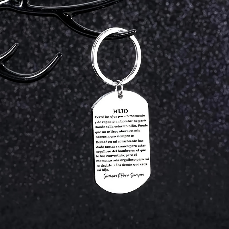 TEMU Llavero de Metal Elegante para Hombres - Regalo de para , Ideal para Inauguraciones, y Más, Halloween, Navidad
